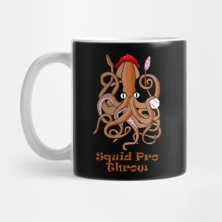 Squid Pro Throw Funny Quid Pro Quo Pun Mug